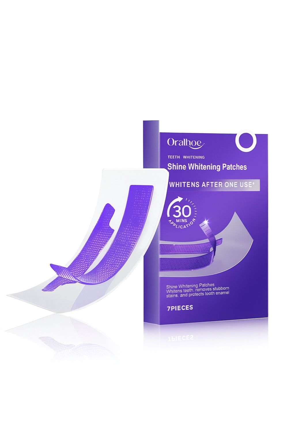 Bandes de blanchiment violettes
