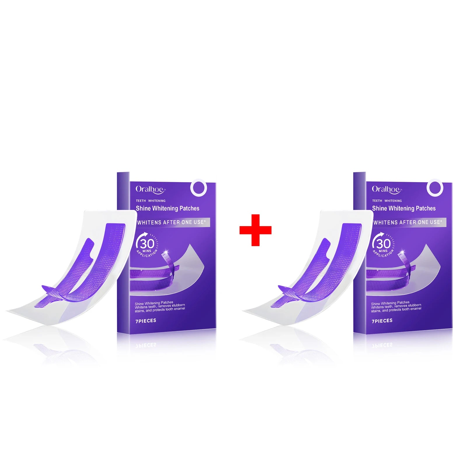 Bandes de blanchiment violettes